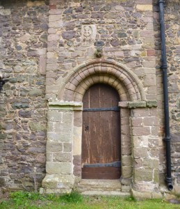 Church exterior and sheela na gig